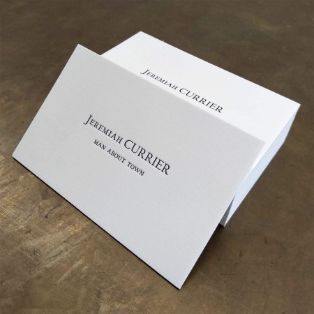 100 Letterpress Duplexed Business cards 1/1 100 Letterpress Duplexed Business cards 1/1